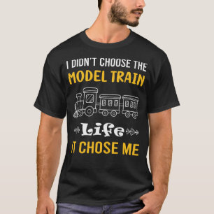 Het koos mij Model Trein Treinen Spoorweg Spoor T-shirt