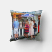 Het kopen van ijs op de kermis kussen (Achterkant)