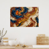 Het koperen getij van Spirit Memory Muurkunst Poster (Keuken)