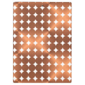 Het koperen moderne ontwerp van stippen klembord (Achterkant)