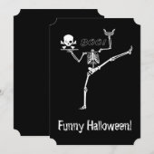 Het Koploze Dansende Skelet Kaart (Voorkant / Achterkant)