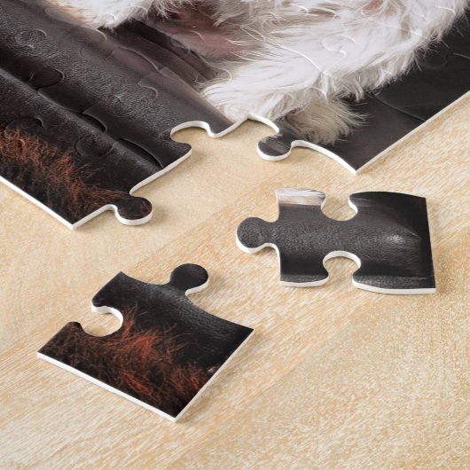 Het koppel Westie Legpuzzel (Zijkant)