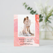 Het Koraalbudget van de foto Weddenschap sparen de (Staand voorkant)