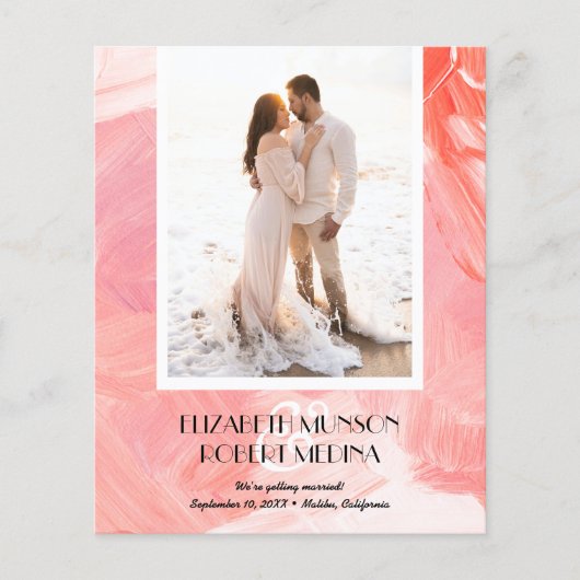 Het Koraalbudget van de foto Weddenschap sparen de (Voorkant)