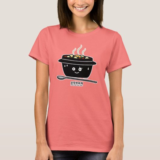 Het Koreaanse Kruidige zachte Tofu van de T-shirt (Voorkant)