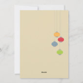 Het Koreaanse MaanBriefkaart van het Nieuwjaar Feestdagenkaart (Achterkant)