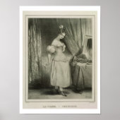 Het korset, gegraveerd door Alfred Leon Lemercier  Poster (Voorkant)