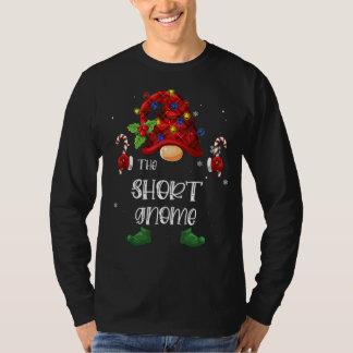 Het korte bruusbuffel van de Gnoom die met kerstbo T-shirt