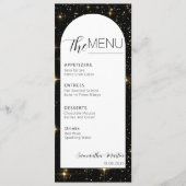 Het korte Nacht Minimale Menu van de Berichten van (Voorkant)