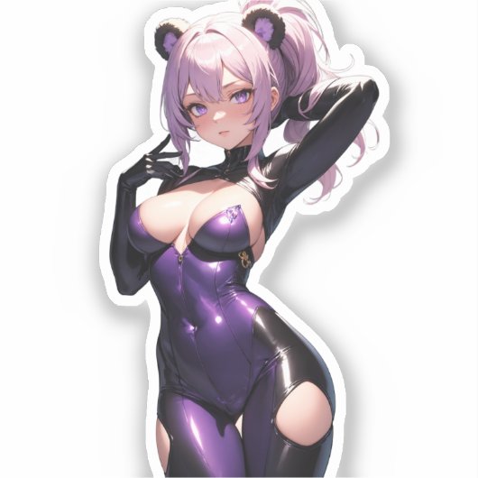 Het kosmische Beer Sticker (Voorkant)