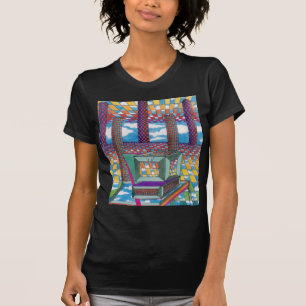 Het kosmische Hoofd van Technologie van de T-shirt