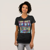Het kosmische Hoofd van Technologie van de T-shirt (Voorkant volledig)