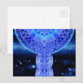 Het kosmische kruis briefkaart (Voorkant / Achterkant)