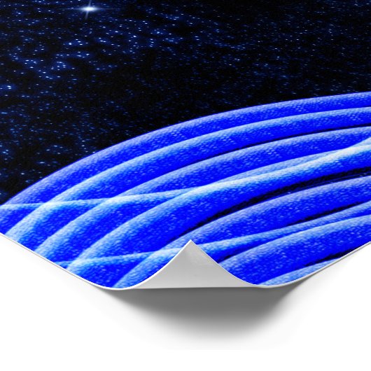 Het kosmische kruis poster (Hoek)