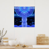 Het kosmische kruis poster (Keuken)