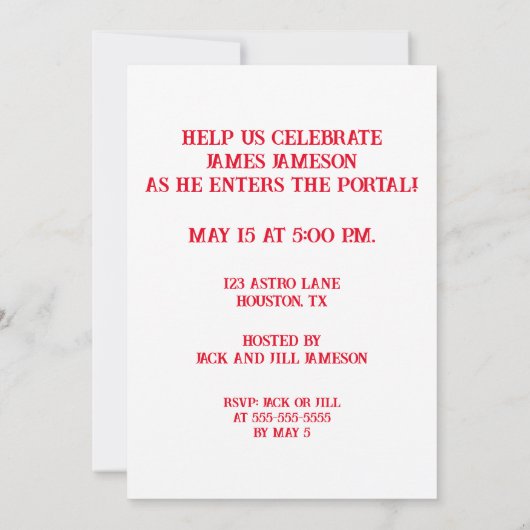 HET KOSMISCHE PORTAAL KAART (Achterkant)