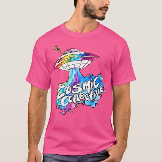 Het kosmische ruimteschip t-shirt (Voorkant)