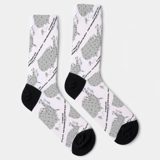 Het kost 270 voor de presidentiële overwinning in  sokken (Rechts)