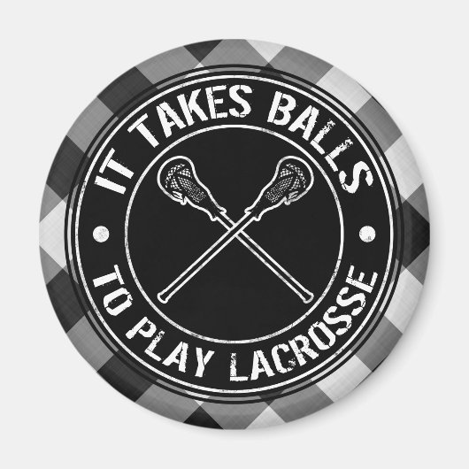 Het kost ballen om Lacrosse Magnet te spelen (Voorkant)