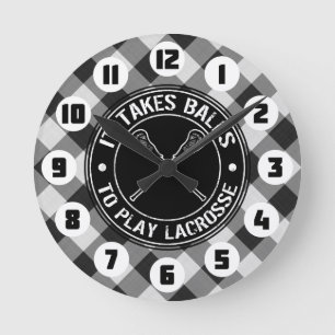 Het kost ballen om Lacrosse  te spelen Ronde Klok