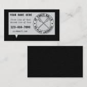 Het kost ballen om Lacrosse Visitekaartjes te spel (Voorkant / Achterkant)