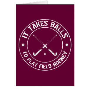 Het kost ballen om veld hockey Kaart te spelen