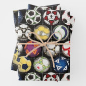 Het kost ballen om voetbal te spelen inpakpapier vel (In situ)