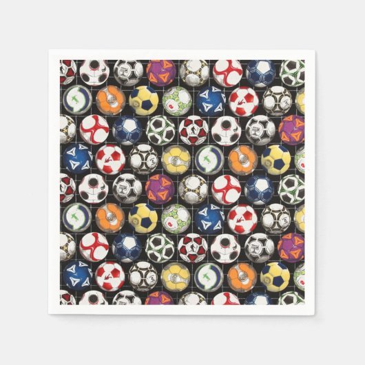 Het kost ballen om voetbal te spelen servet (Voorkant)