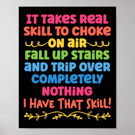 Het kost echte vaardigheden om te kiezen voor Herf Poster (Voorkant)