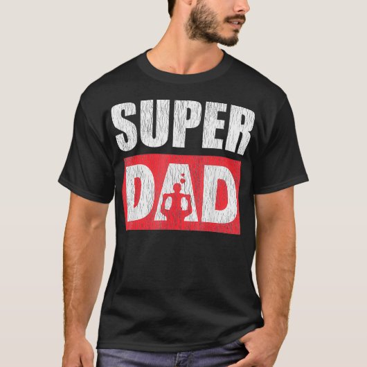 Het kost een badass Super Pap om een vader te zijn T-shirt (Voorkant)