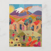 Het kost een dorp briefkaart (Voorkant)