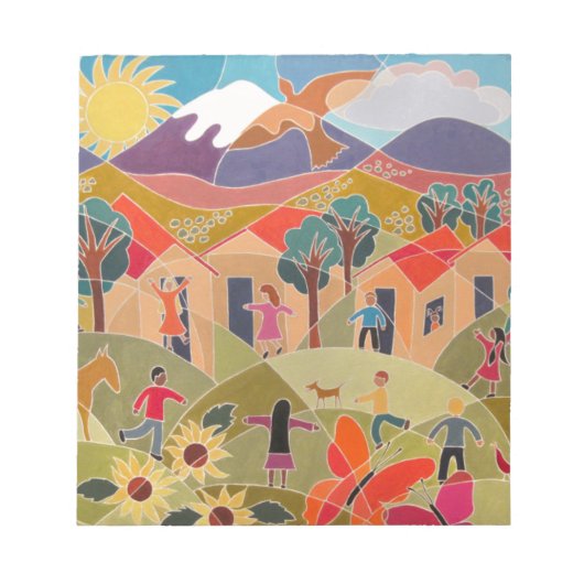 Het kost een dorp notitieblok (Voorkant)