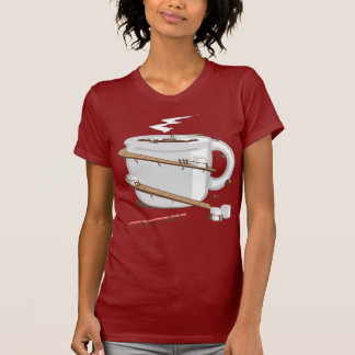 Het kost een dorp om me wakker te maken t-shirt