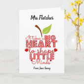 het kost een groot hart om kleine geesten appel te kaart (Gele Bloem)