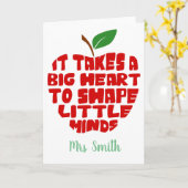 het kost een groot hart om kleine geesten te helpe kaart (Gele Bloem)