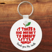 het kost een groot hart om kleine geesten te helpe sleutelhanger (Voorkant)