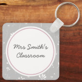 het kost een groot hart om kleine geesten te helpe sleutelhanger (Achterkant)