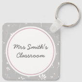 het kost een groot hart om kleine geesten te helpe sleutelhanger (Achterkant)