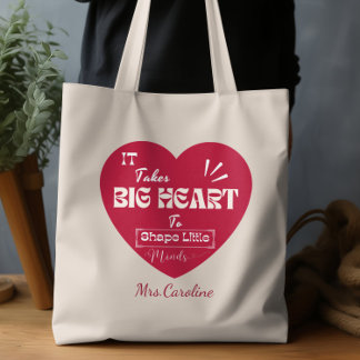 Het kost een groot hart om kleine mijnwerkers te v tote bag
