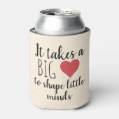 Het kost een grote docent-kwaliteitscadeautjes blikjeskoeler (Blikje Voorkant)