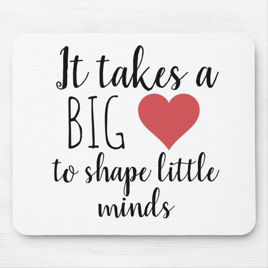 Het kost een grote docent-kwaliteitscadeautjes muismat (Voorkant)