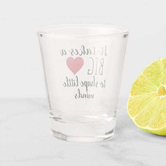 Het kost een grote docent-kwaliteitscadeautjes shot glas (Achterkant)