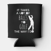 Het kost een heleboel ballen op de Golfmanier waar Blikjeskoeler (Voorkant)