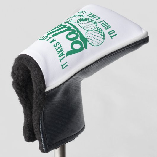 Het kost een hoop ballen aan Golf zoals ik... Golfheadcover (3/4 voorkant)