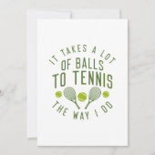 Het kost een hoop ballen om de manier waarop ik do bedankkaart (Voorkant)