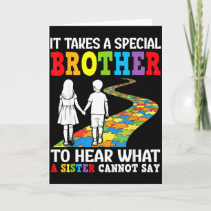 Het kost een speciale broer om te horen wat een zu kaart