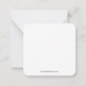 Het kost God Mini Note Cards Notitiekaartje (Achterkant)