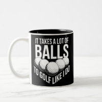 Het kost heel wat ballen om te golfen zoals ik gol