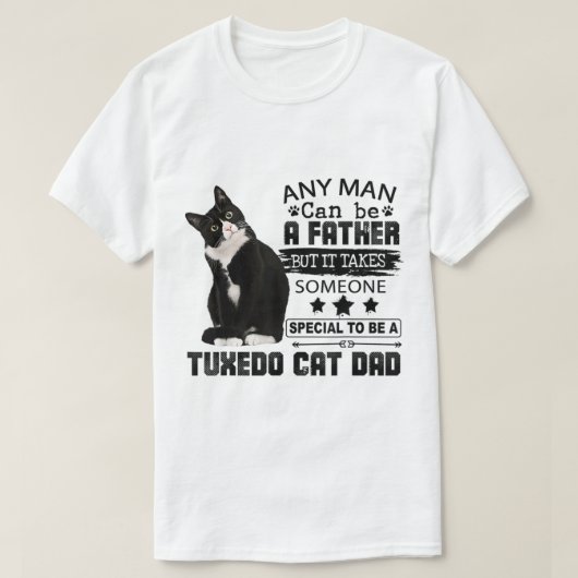 Het kost iemand speciaal om een tuxedo-kat te zijn t-shirt (Design voorkant)