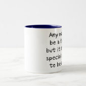 Het kost iemand speciaal tweekleurige koffiemok (Center)